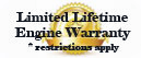 Limited Lifetime Engine Warranty