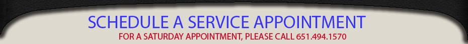 Schedule a service appointment